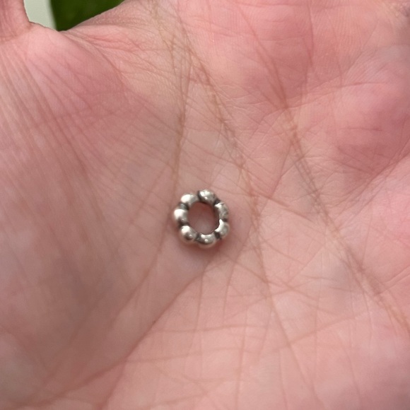 Retired Pandora Big Bubble Spacer Charm - Picture 7 of 8